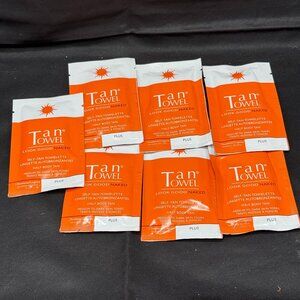 Pack of 7 individual Tan Towels Plus-Look Good Naked-Medium to Dark Skin Tones